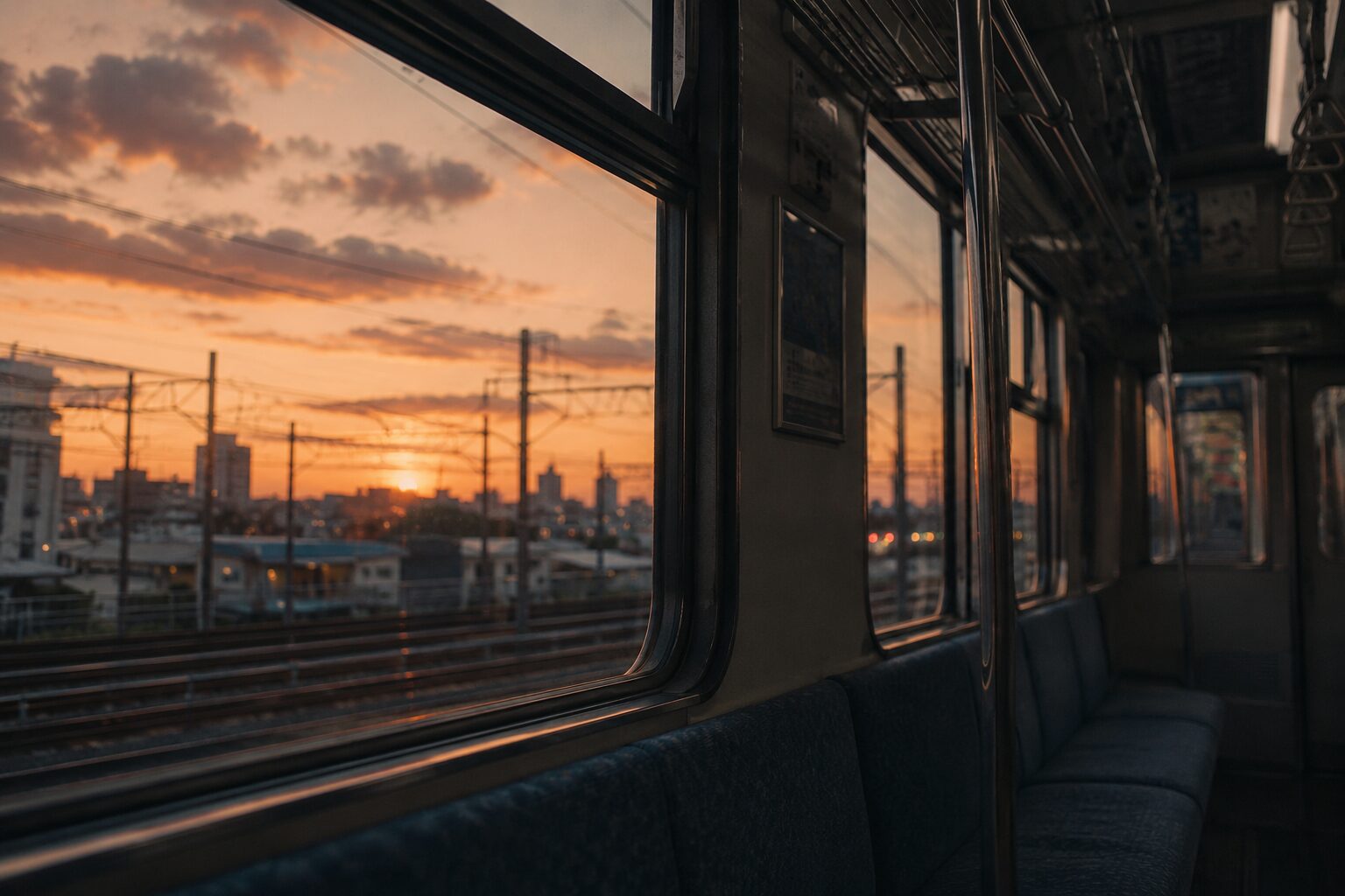 静かな電車